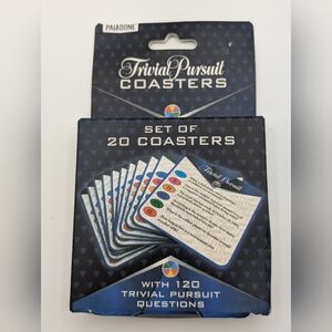 Trivial Pursuit 20 Pk Coasters Set ( NEW )